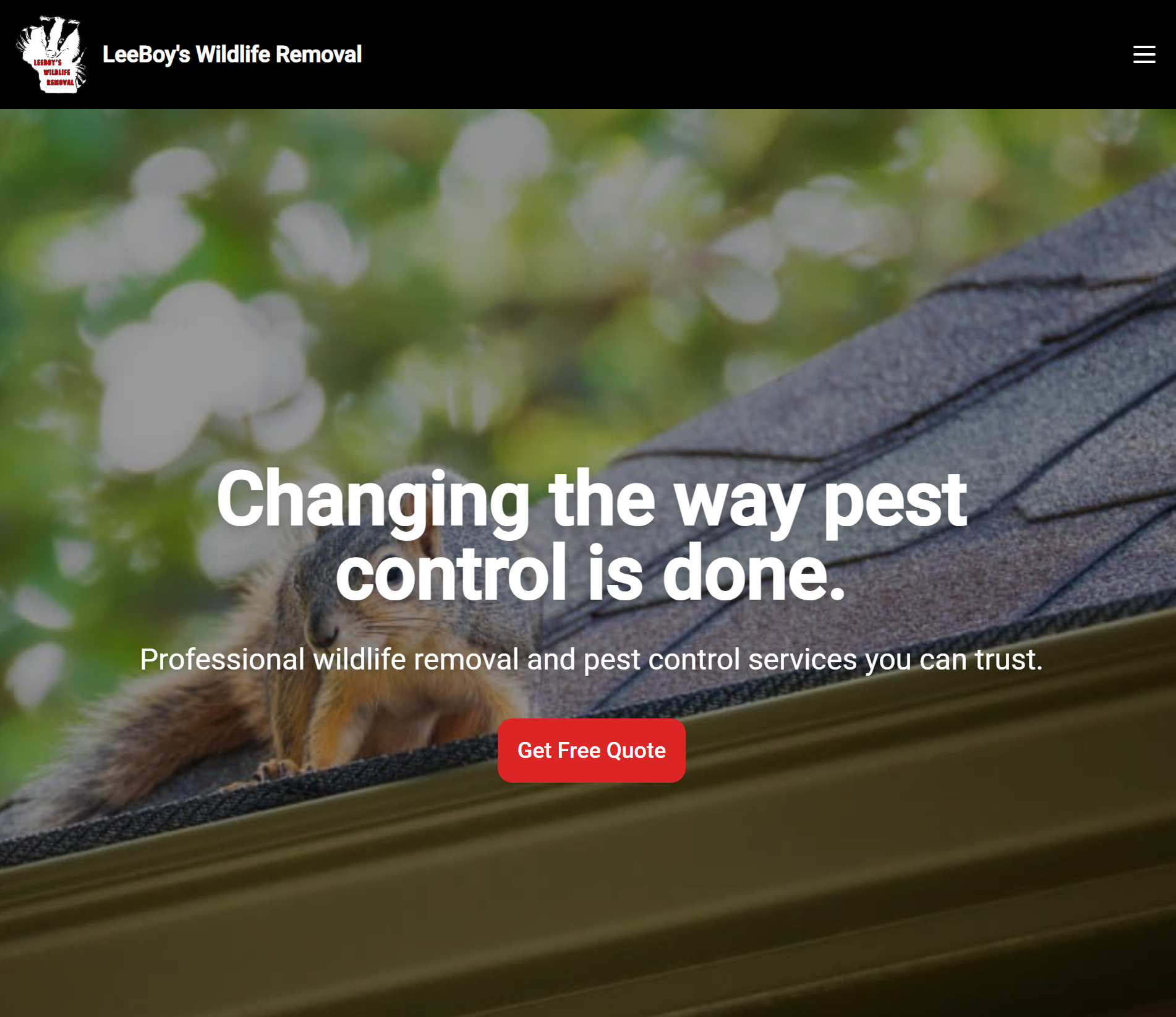 LeeBoy's Wildlife Removal project screenshot