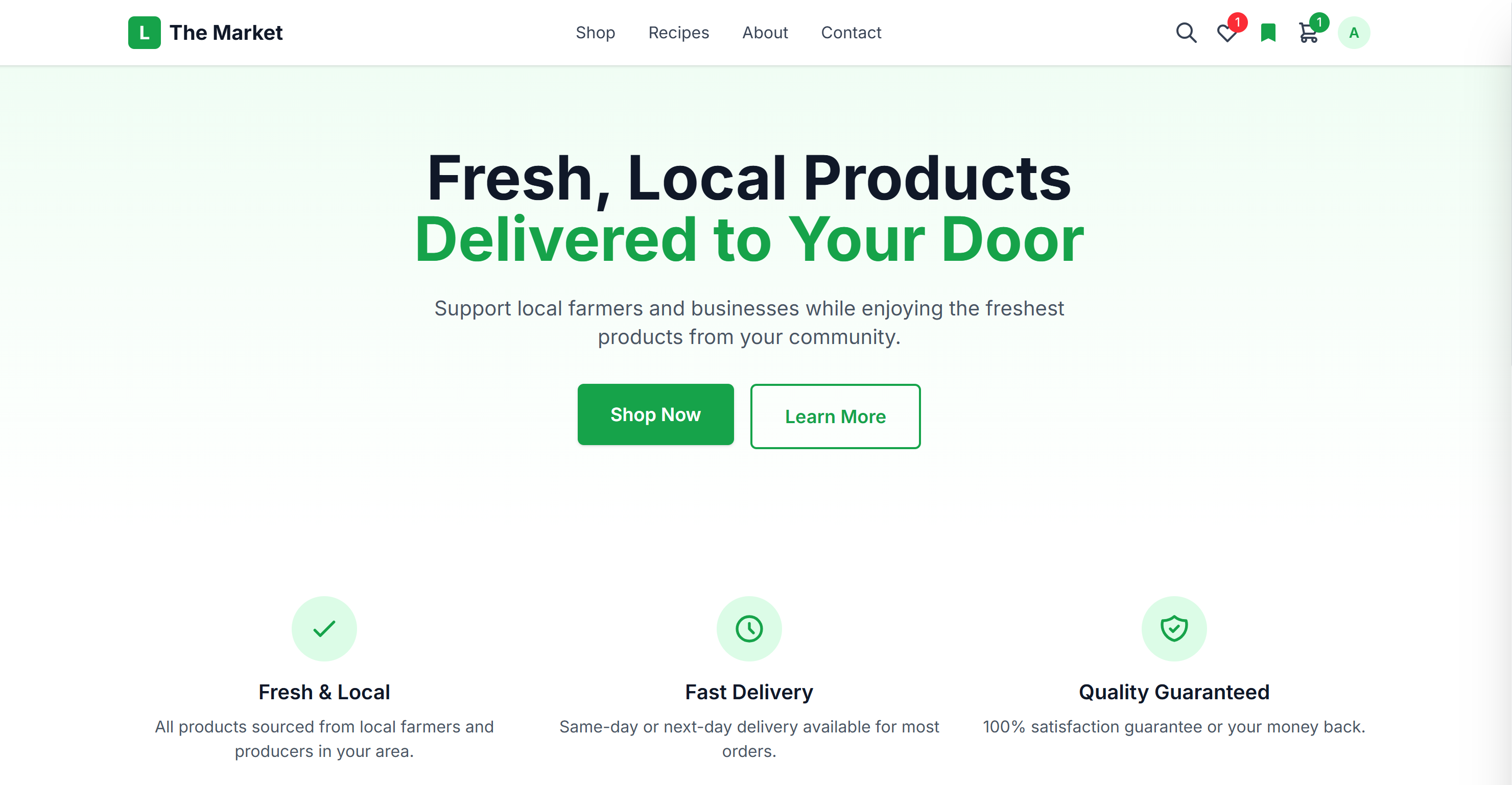 St. Croix Valley Local Market project screenshot